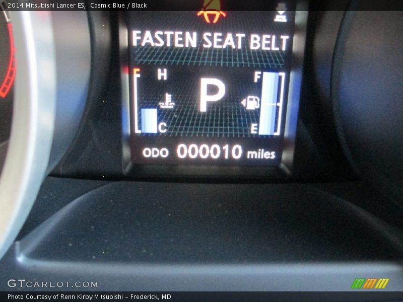 Cosmic Blue / Black 2014 Mitsubishi Lancer ES