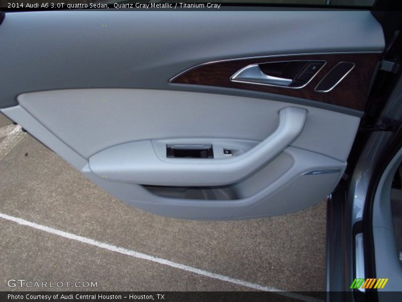 Quartz Gray Metallic / Titanium Gray 2014 Audi A6 3.0T quattro Sedan
