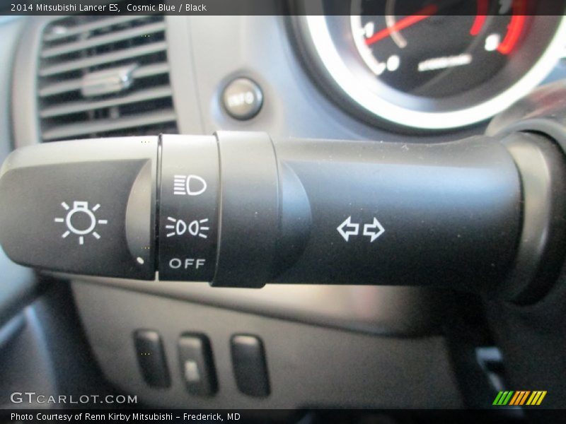 Cosmic Blue / Black 2014 Mitsubishi Lancer ES