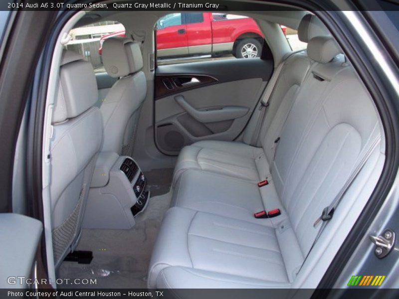 Quartz Gray Metallic / Titanium Gray 2014 Audi A6 3.0T quattro Sedan