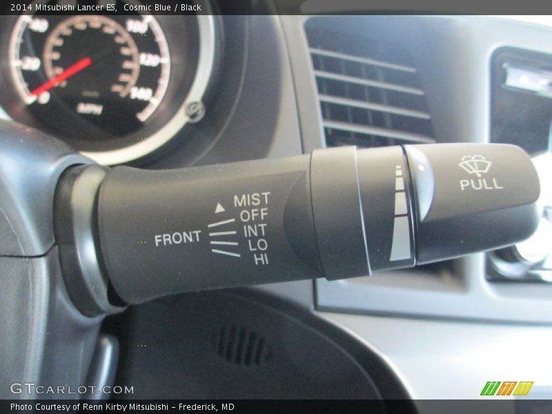 Cosmic Blue / Black 2014 Mitsubishi Lancer ES