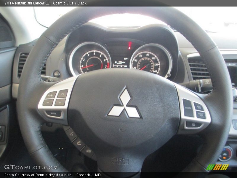 Cosmic Blue / Black 2014 Mitsubishi Lancer ES