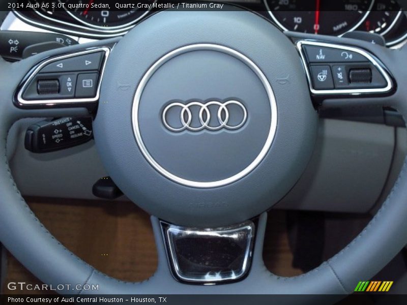 Quartz Gray Metallic / Titanium Gray 2014 Audi A6 3.0T quattro Sedan