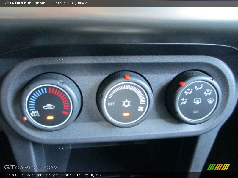 Cosmic Blue / Black 2014 Mitsubishi Lancer ES