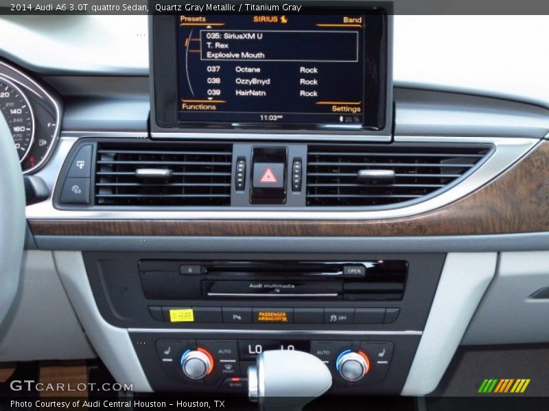 Quartz Gray Metallic / Titanium Gray 2014 Audi A6 3.0T quattro Sedan