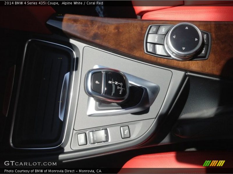 Alpine White / Coral Red 2014 BMW 4 Series 435i Coupe