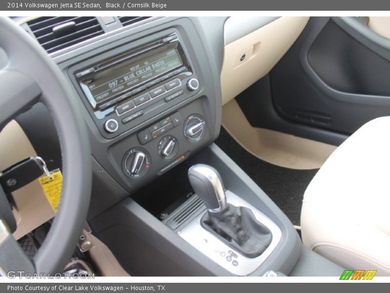 Black / Cornsilk Beige 2014 Volkswagen Jetta SE Sedan
