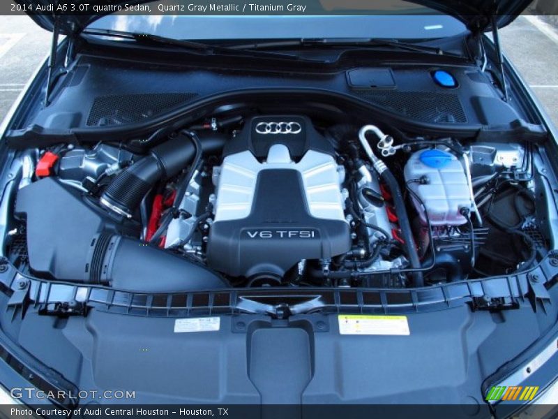 Quartz Gray Metallic / Titanium Gray 2014 Audi A6 3.0T quattro Sedan