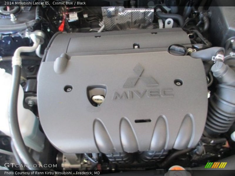 Cosmic Blue / Black 2014 Mitsubishi Lancer ES