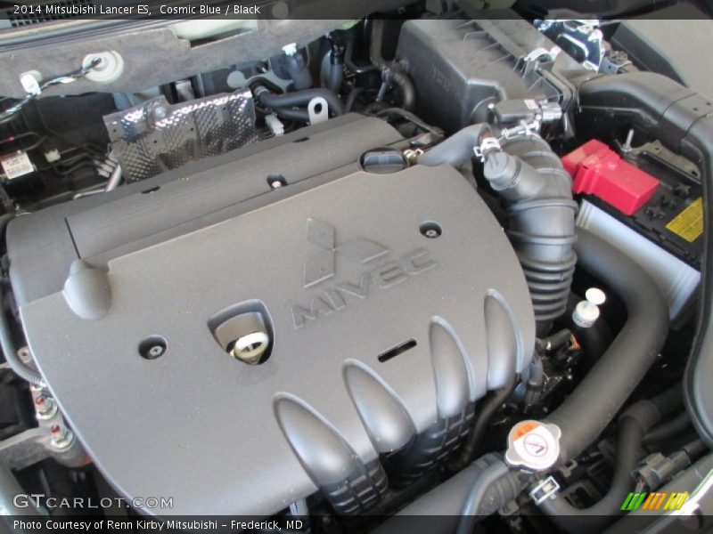 Cosmic Blue / Black 2014 Mitsubishi Lancer ES