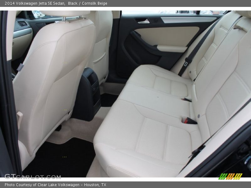 Black / Cornsilk Beige 2014 Volkswagen Jetta SE Sedan