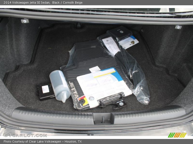 Black / Cornsilk Beige 2014 Volkswagen Jetta SE Sedan