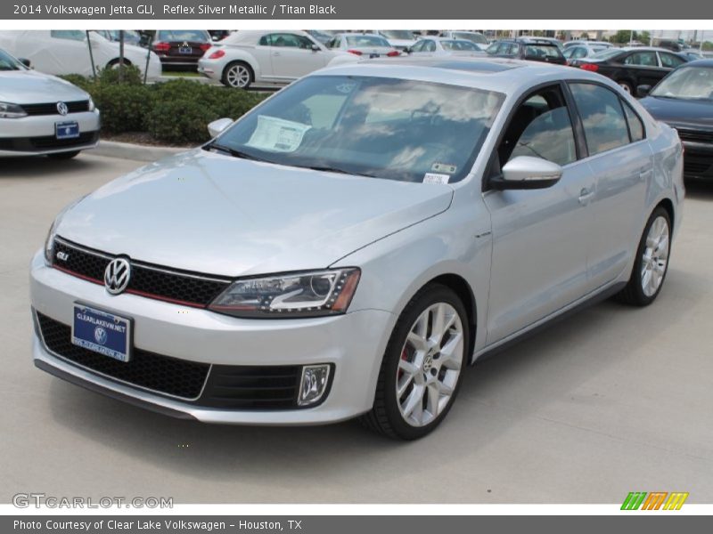 Reflex Silver Metallic / Titan Black 2014 Volkswagen Jetta GLI