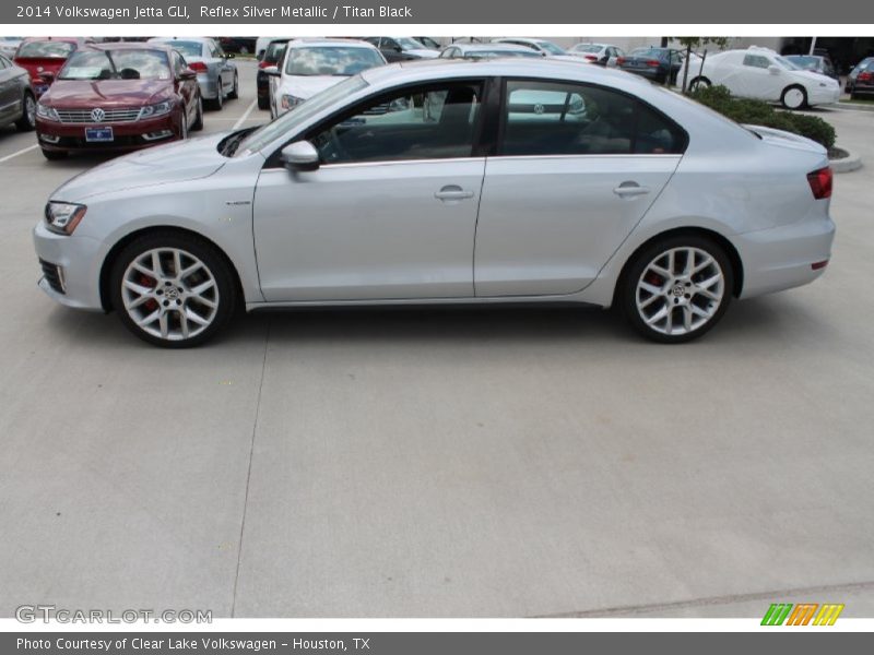 Reflex Silver Metallic / Titan Black 2014 Volkswagen Jetta GLI