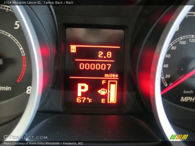 Tarmac Black / Black 2014 Mitsubishi Lancer ES