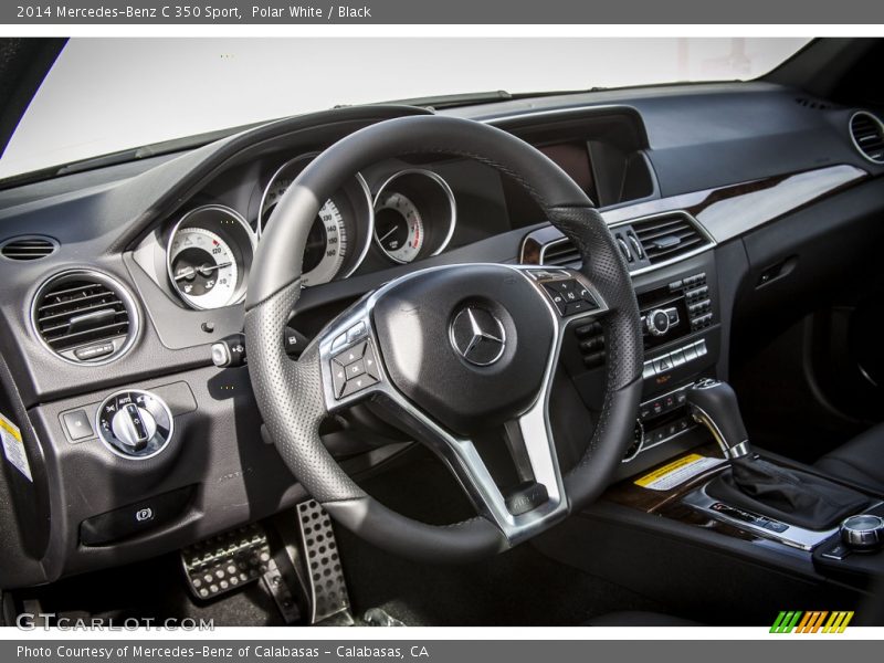 Polar White / Black 2014 Mercedes-Benz C 350 Sport