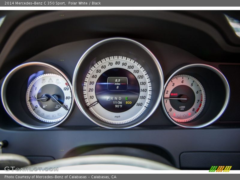 Polar White / Black 2014 Mercedes-Benz C 350 Sport