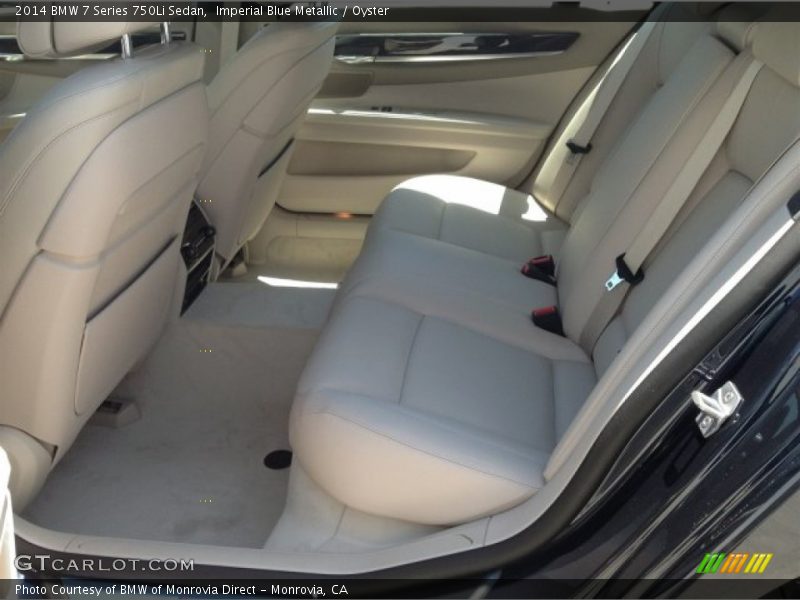 Imperial Blue Metallic / Oyster 2014 BMW 7 Series 750Li Sedan