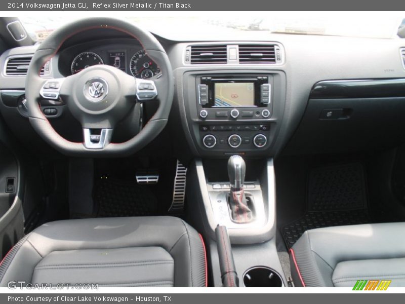 Reflex Silver Metallic / Titan Black 2014 Volkswagen Jetta GLI