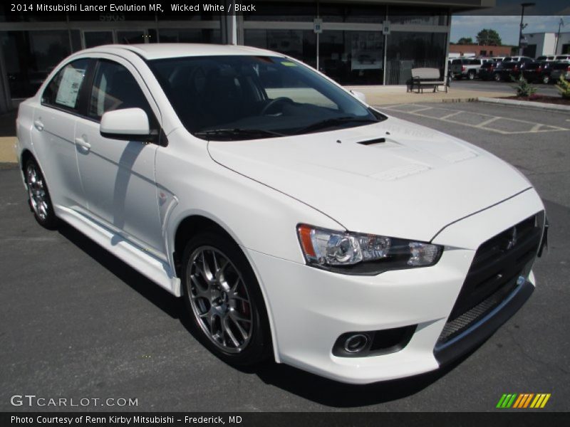 Front 3/4 View of 2014 Lancer Evolution MR