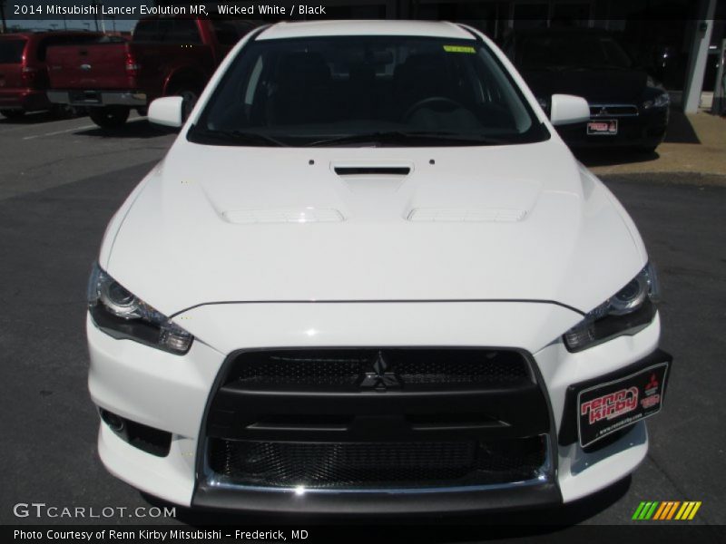 Wicked White / Black 2014 Mitsubishi Lancer Evolution MR
