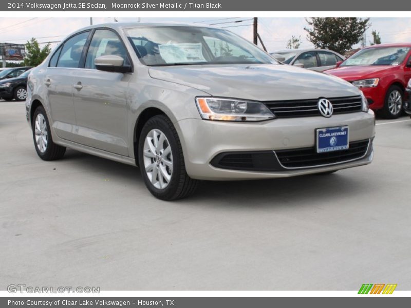 Moonrock Silver Metallic / Titan Black 2014 Volkswagen Jetta SE Sedan
