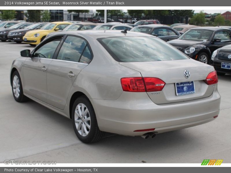 Moonrock Silver Metallic / Titan Black 2014 Volkswagen Jetta SE Sedan