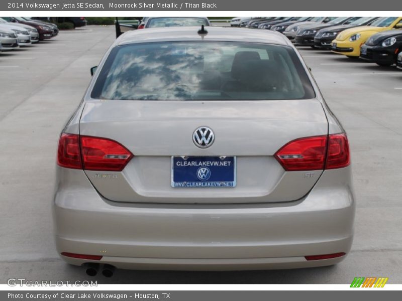 Moonrock Silver Metallic / Titan Black 2014 Volkswagen Jetta SE Sedan