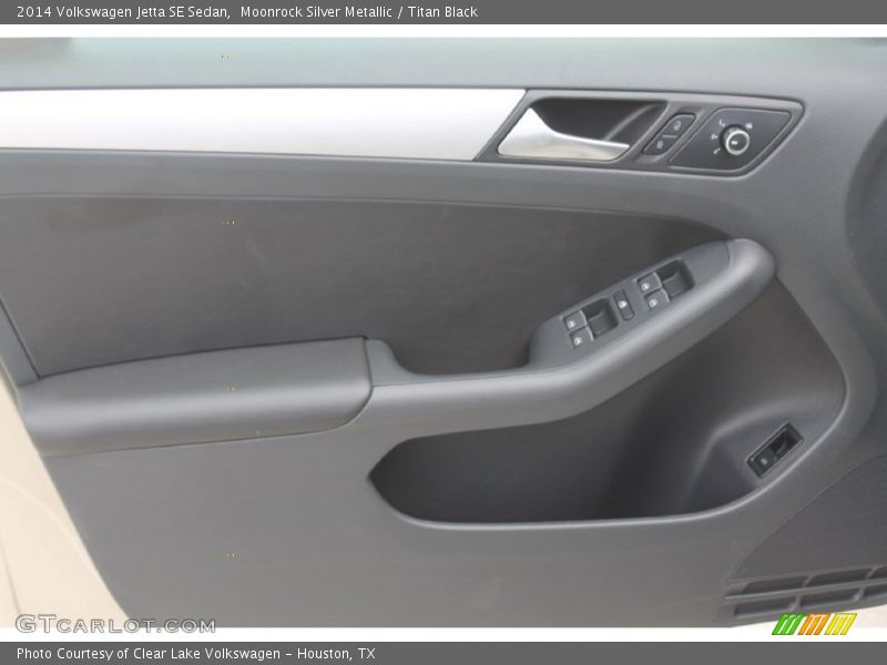 Moonrock Silver Metallic / Titan Black 2014 Volkswagen Jetta SE Sedan