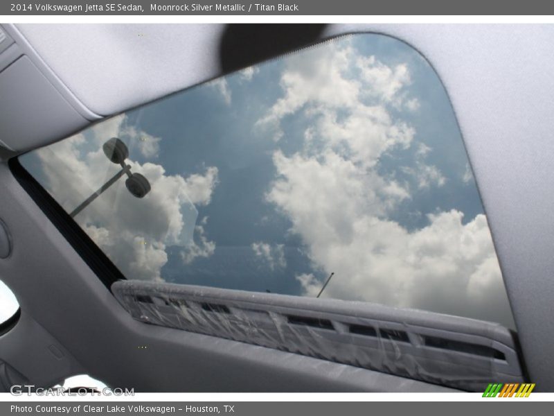 Moonrock Silver Metallic / Titan Black 2014 Volkswagen Jetta SE Sedan