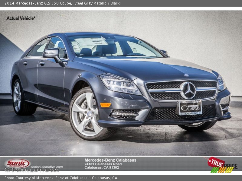 Steel Gray Metallic / Black 2014 Mercedes-Benz CLS 550 Coupe