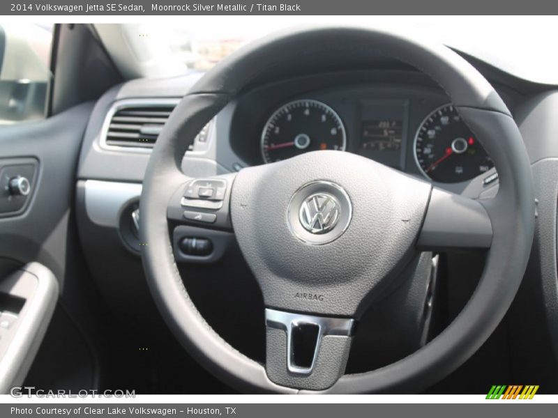 Moonrock Silver Metallic / Titan Black 2014 Volkswagen Jetta SE Sedan