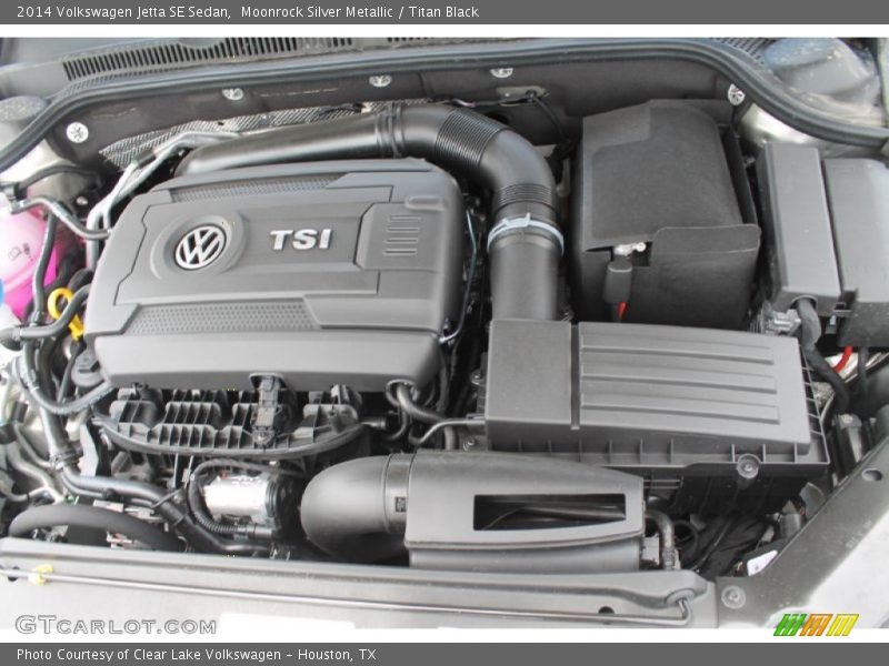 Moonrock Silver Metallic / Titan Black 2014 Volkswagen Jetta SE Sedan