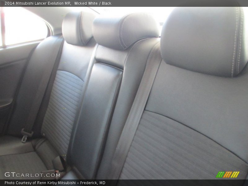 Wicked White / Black 2014 Mitsubishi Lancer Evolution MR