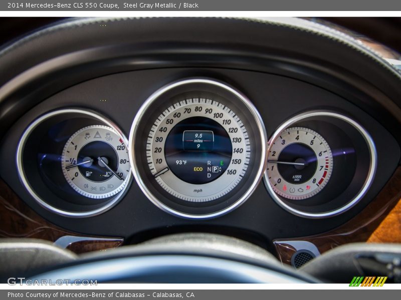 Steel Gray Metallic / Black 2014 Mercedes-Benz CLS 550 Coupe