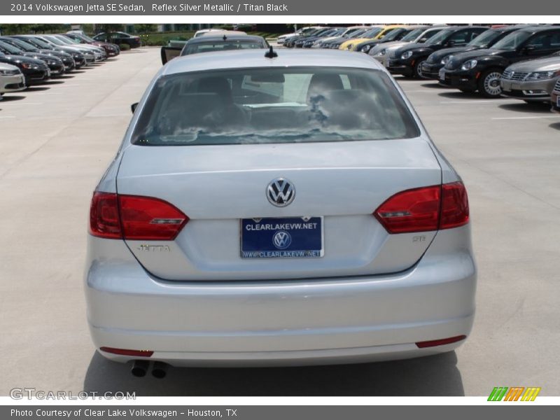 Reflex Silver Metallic / Titan Black 2014 Volkswagen Jetta SE Sedan