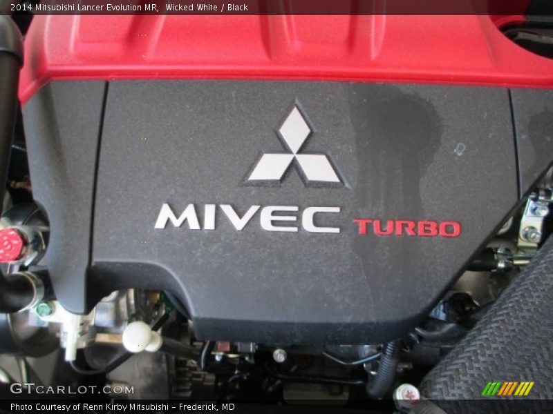 Wicked White / Black 2014 Mitsubishi Lancer Evolution MR