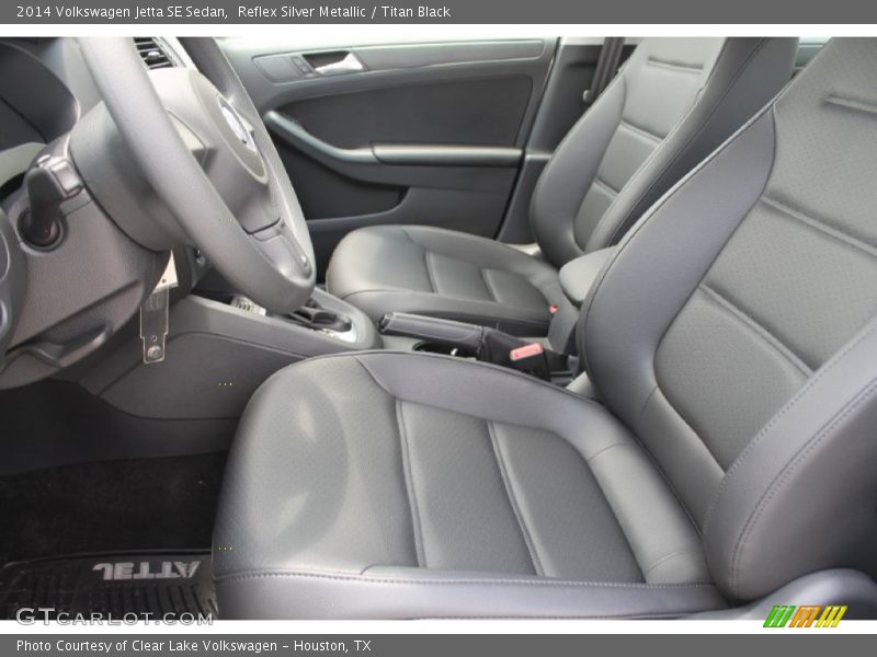 Reflex Silver Metallic / Titan Black 2014 Volkswagen Jetta SE Sedan
