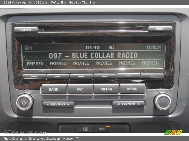 Reflex Silver Metallic / Titan Black 2014 Volkswagen Jetta SE Sedan