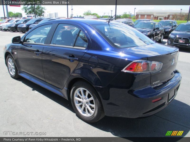 Cosmic Blue / Black 2014 Mitsubishi Lancer ES