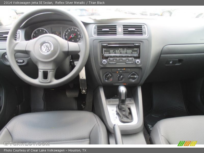 Reflex Silver Metallic / Titan Black 2014 Volkswagen Jetta SE Sedan