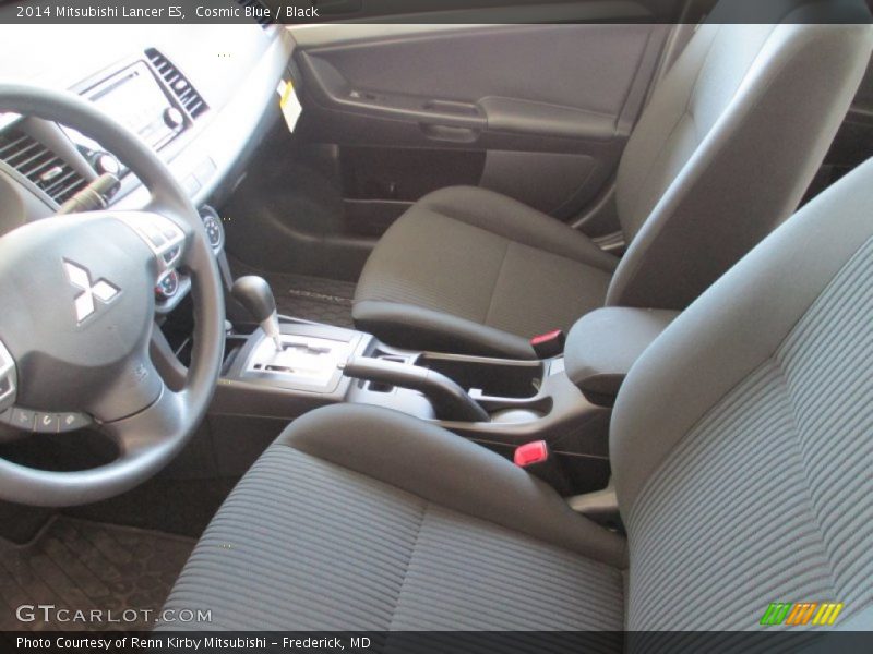 Cosmic Blue / Black 2014 Mitsubishi Lancer ES