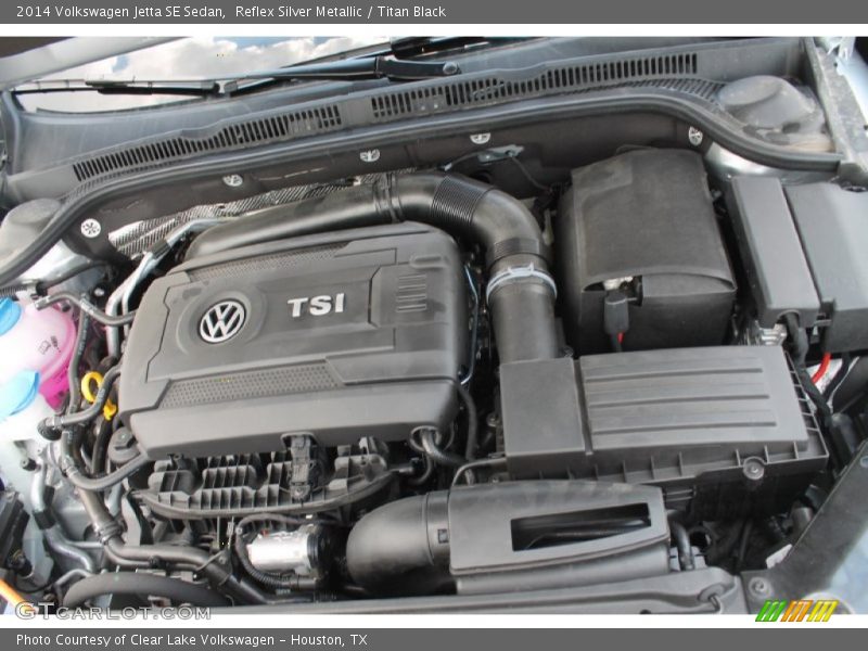 Reflex Silver Metallic / Titan Black 2014 Volkswagen Jetta SE Sedan