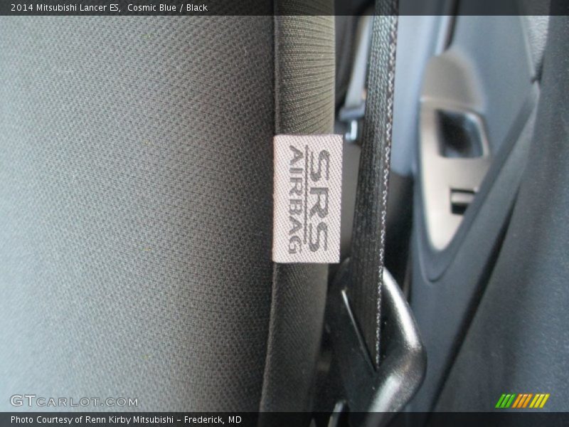 Cosmic Blue / Black 2014 Mitsubishi Lancer ES