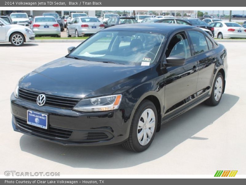 Black / Titan Black 2014 Volkswagen Jetta TDI Sedan