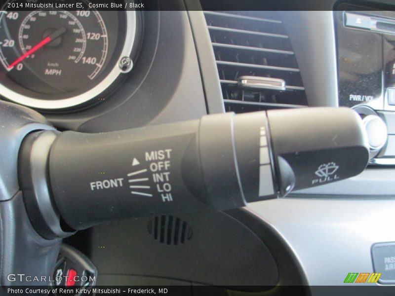 Cosmic Blue / Black 2014 Mitsubishi Lancer ES