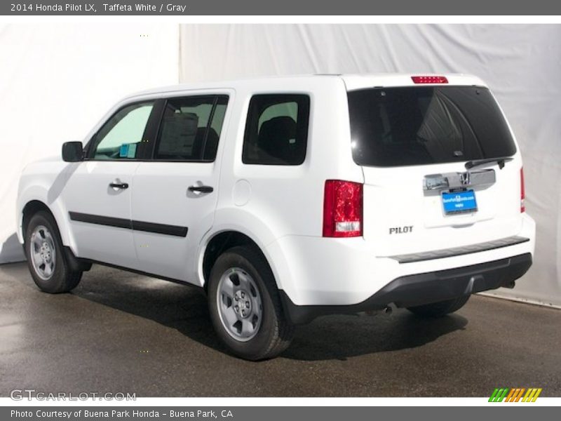 Taffeta White / Gray 2014 Honda Pilot LX