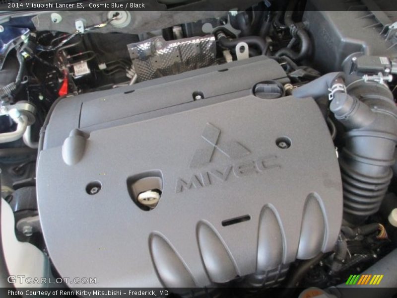 Cosmic Blue / Black 2014 Mitsubishi Lancer ES