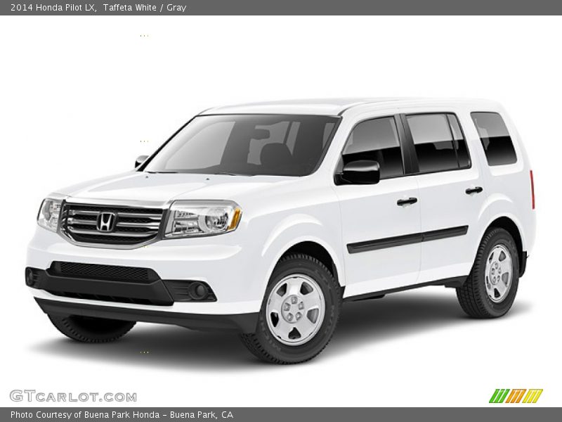 Taffeta White / Gray 2014 Honda Pilot LX