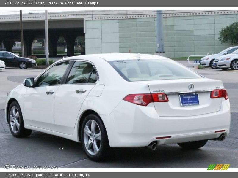 Premium White Pearl / Taupe 2011 Acura TSX Sedan